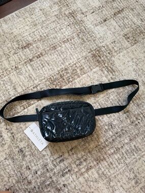All About Shine Quilted Crossbody Belt Bag
